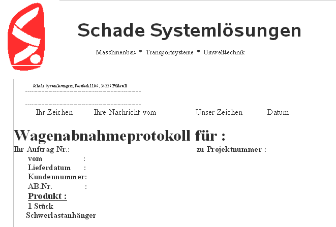  Schade Systemlsungen Datenblatt copyright (c) 2006.