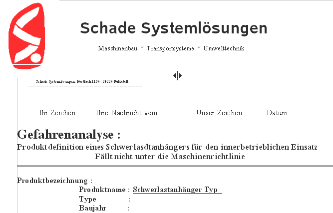  Schade Systemlsungen Datenblatt copyright (c) 2006.